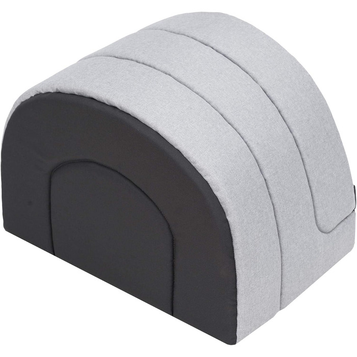 Будка для собак Будка-печера Будка-ліжко для собак Будка для котів Місце для сну L - 55x43 см Сірий