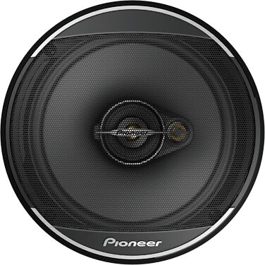 Автомобільна коаксіальна акустика Pioneer TS-A1671F 16,5 см, 3-смугові динаміки, комплект 2 шт (320 Вт макс., 70 Вт RMS), потужний звук, високий ККД, глибина встановлення 48 мм, виріз 144 мм, з ґратами