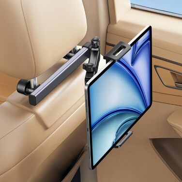 Тримач для планшета UGREEN в авто: 360° обертання, складна конструкція, універсальний для iPad, iPhone, Switch, Kindle (4.7-9.8 дюймів)