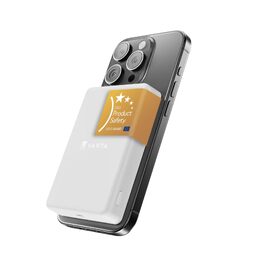 Повербанк VARTA Power Bank Energy 10000 mAh, 20W, USB-C та USB-A, Li-Polymer, з функцією Pass-Through, для 3 пристроїв, LED-індикація, білий