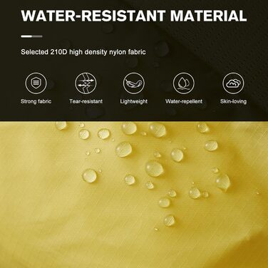 Жовта сумка G4Free на плече, RFID-захистом, кросбоді-рюкзак з передньою кишенею, для походів, щоденний рюкзак, нагрудна кишеня для жінок та чоловіків