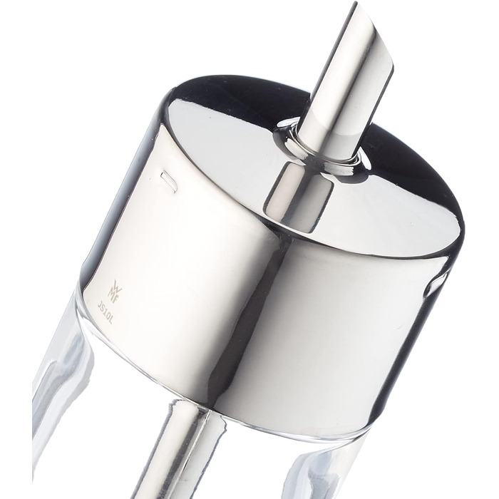 WMF Barista Sugar Shaker 240g, Glass & Two-in-One Salt/Pepper Shaker Set, 2-Piece, Small Shaker, Salt Shaker, Pepper Shaker, Cromargan Stainless Steel, Matte Finish, Dishwasher Safe, Grey, centimeters