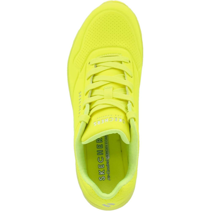 Жіночі кросівки Skechers UNO Night Shades, 42 EU, Durabuck, неоновий жовтий