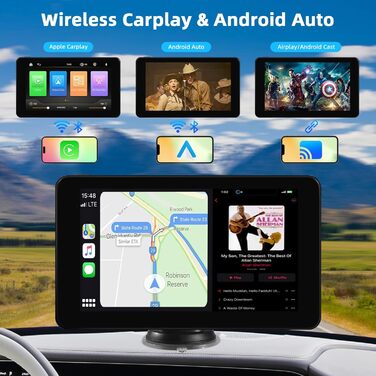 Бездротовий CarPlay дисплей 7