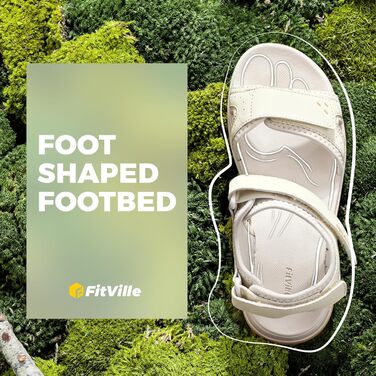Сандалії жіночі FitVille Weit білі, літні, зручні, на липучці, широка колодка, розмір 41 EU для літніх людей
