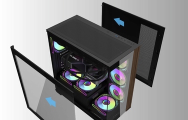 Корпус DarkFlash DS900W Midi Tower, чорний