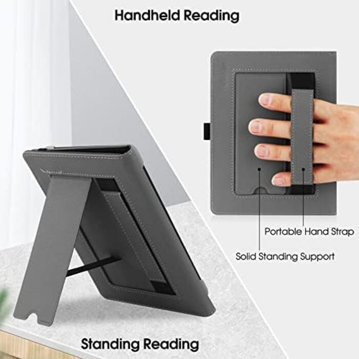 Чохол-книжка для 6-дюймових eReaders: Kindle, Kobo, Tolino, Pocketbook, Sony - чорний