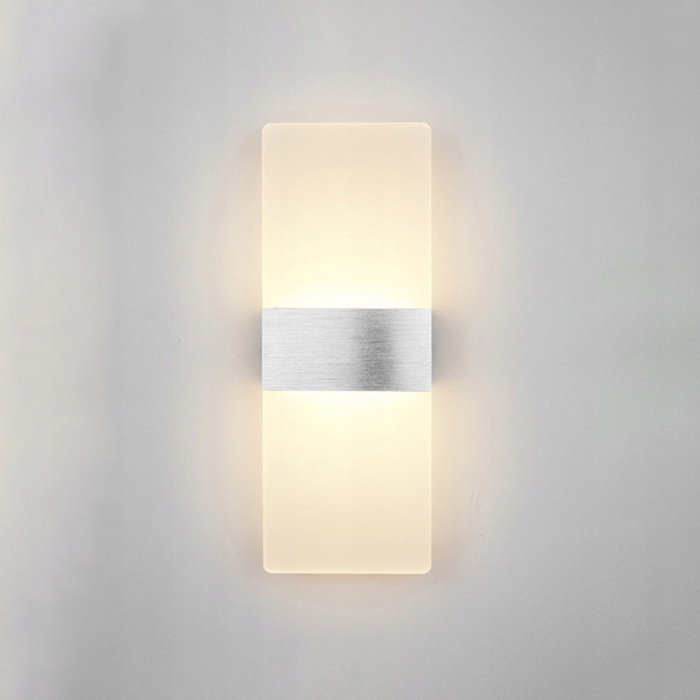 Сучасна LED-лампа в вітальню та коридор | Настінний світильник (бра) з акрилу, 18 Вт