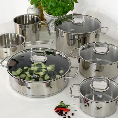 Каструля Fleischtopf з кришкою з скла, 12 см, Citrin