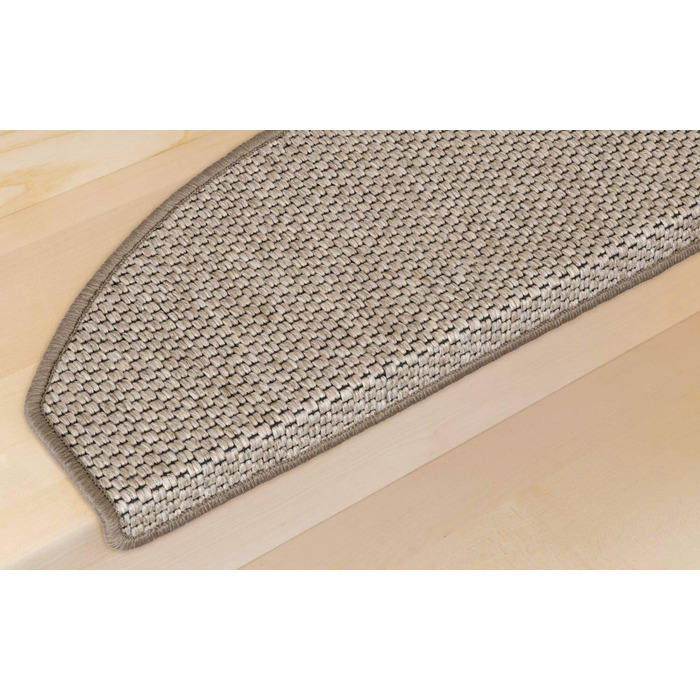 Kettelservice-Metzker® Step Mats Gothenburg Half-Round in 8 Current Colors (15 Pieces Anthracite)