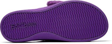 Тапочки жіночі SOLLBEAM з підтримкою склепіння стопи, ортопедичні, з підсиленими п'ятками, сандалії, 44.5 EU, фіолетовий
