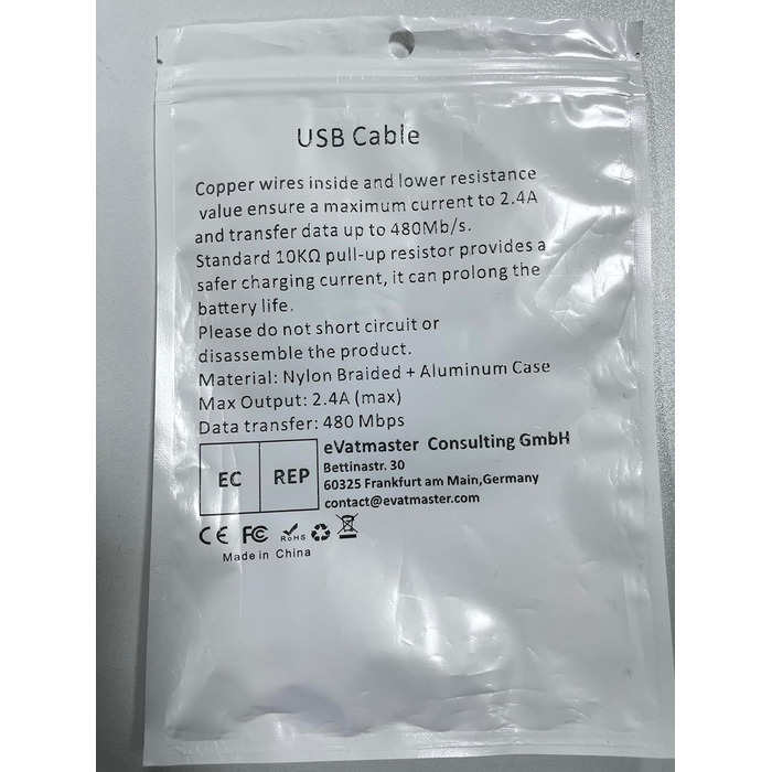 Кабель USB Type-C, 3 шт. (3M+2M+1M) для Samsung, Huawei, Xiaomi. Швидка зарядка, передача даних, нейлон.