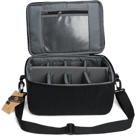 Сумка для камери Koolertron, чорна, для DSLR, водонепроникна, з регульованим ременем, з м'якою підкладкою, ударостійка