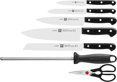 Набір ножів ZWILLING Twin Gourmet 8 предметів з бамбуковою підставкою
