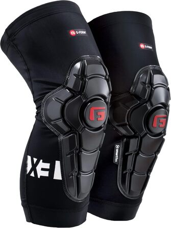 G-Form Pro-X3 Захист колін для гірського велосипеда, унісекс, чорний/білий, розмір XL, для дорослих