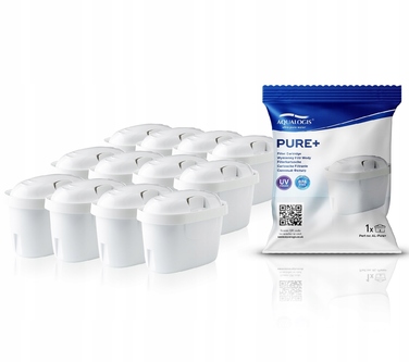 Смінні фільтрувальні картриджі для глека Aqualogis Pure+, 15 шт.