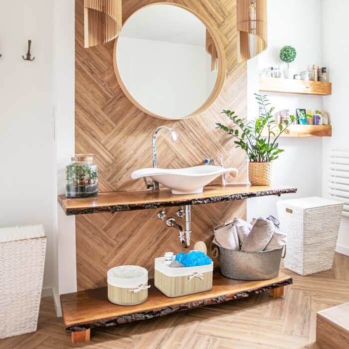 Кошики для зберігання Relaxdays Набір з 4 бамбуків