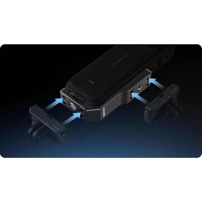 Кріплення Insta360 4 для вертикальної та горизонтальної зйомки