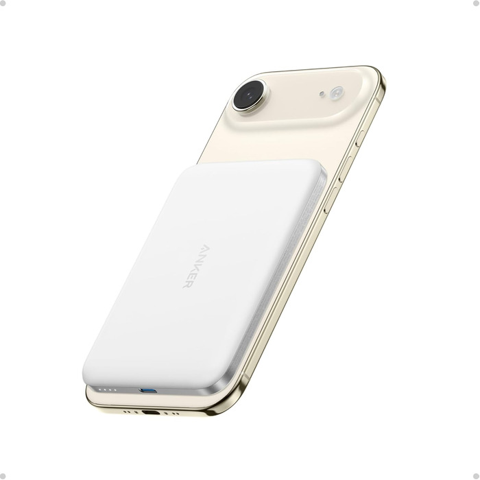 Anker Powerbank Nano: компактний 5000mAh, Qi2, MagSafe, 15W, для iPhone 16/15/14/13/12