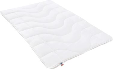 Irisette Lotte 4-Season Duvet - Made in Germany - Quilted Comforter with Top Cool Fabric, washable at 95 degrees, includes storage bag, 135 x 200 cm, white, Öko-Tex Certified 135 x 200 cm 4-Season Duvet