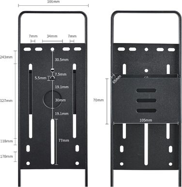 Тримач для пилососа Dyson: V15, V12, V11, V10, V8, V7, V6. Білий/Чорний, для акумуляторних моделей та аксесуарів