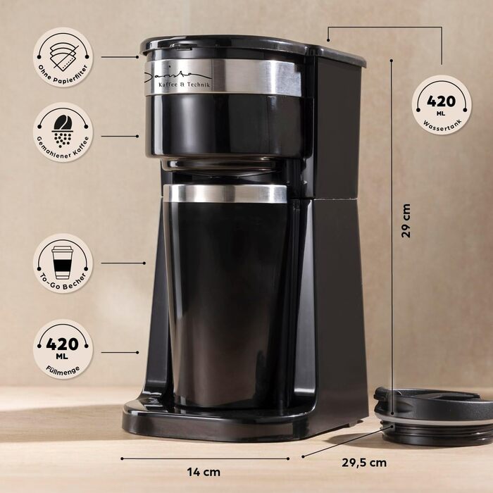 Еспресо-машина Barista Siebträger Slim: нержавіюча сталь, 20-барна помпу, термоблок, об'єм 800 мл, підігрівач чашок, чорно-срібна