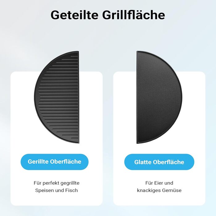 Чавунний гриль-решітка Gusseisen Grillrost, Ø 45 см, для вугільних та газових грилів, 47 x 22.8 x 1.5 см