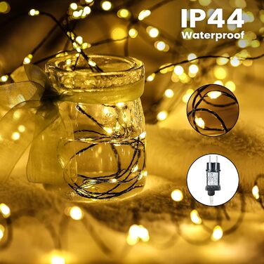 Гірлянда святкова BrizLabs, 40 м, мідний дріт, 600 LED, тепле світло, для дому, саду, вечірки