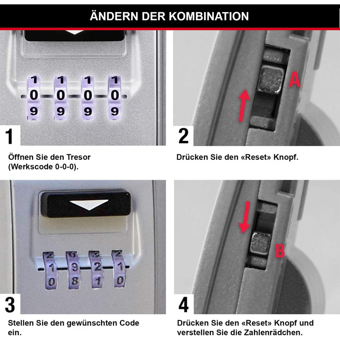 Сейф для ключів Master Lock з підсвічуванням цифр, настінний, для зовнішнього використання, 12.6 x 7.2 x 5.2 см