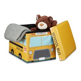 Складаний ящик для іграшок Relaxdays з місцем для зберігання