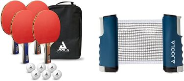 Набір для настільного тенісу JOOLA FAMILY ADVANCED (з ракетками, м'ячами та сумкою) з мережею Connect
