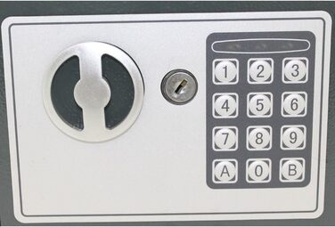 Електронний міні-сейф Safe Tresor для стін, шаф та меблів (сірий)