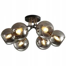 Підвісна люстра Krislamp MEGAN, 6 точок світла, цоколь E27