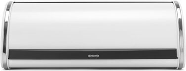 Контейнер для хліба Brabantia Rollbrotkasten, чорний мат, середній, для зберігання хліба, багелів та булочок
