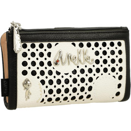 Anekke Alma RFID Wallet, Protection and Elegant Style, Spacious Compartments and Zipper, Dimensions: 18 x 10 x 2 cm, Wallets for Women, Multicolor