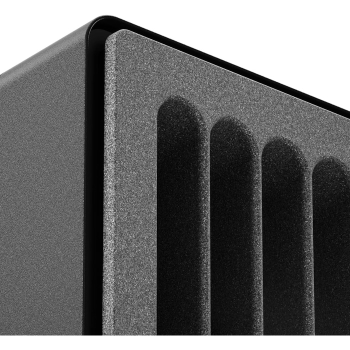 Корпус ПК HAVN BF 360 Flow: Midi-Tower з 3 вентиляторами, посилене охолодження, скло Tempered Glass, чорний