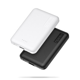 Міні-павербанк Miady 5000mAh 18.5W з USB-C портом для iPhone, Samsung, iPad, чорно-білий