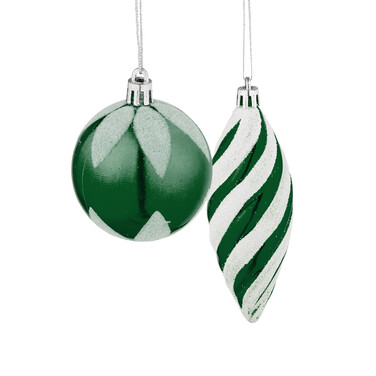 Relaxdays Set of 72 Christmas Baubles