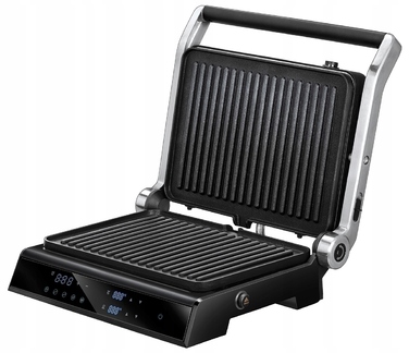 Електричний гриль Sam Cook, чорний, 2200 Вт, з сенсорною панеллю