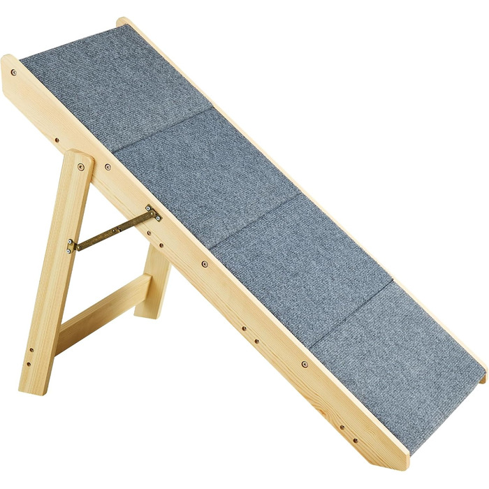 Дерев'яна сходинка для домашніх тварин VEVOR, 2-в-1, складана, для собак та котів, 4 сходинки, до 68 кг