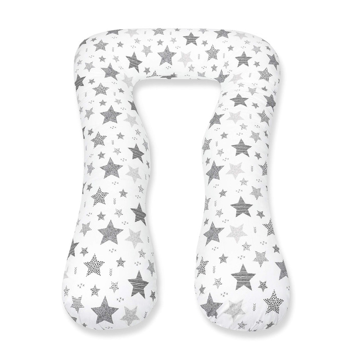 Подушка для годування Amilian Stillkissen для сну на боці, вагітних та після пологів, XXL, Body Pillow, небесно-блакитний