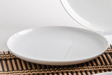 KAHLA 1UG162A9001UC BBQ Grill Plate Set 8-piece | White plate set for 4 people made of porcelain