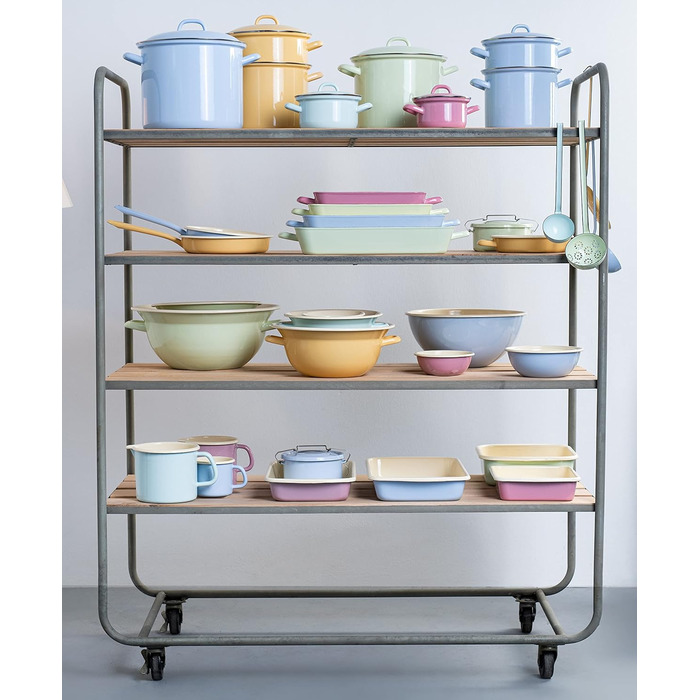 Riess, 0543-116, Flötenkessel Plus 2L, CLASSIC-PASTELL BLAU, Capacity 2 liters, Diameter 18 cm, Enamel, Induction 2 liters White