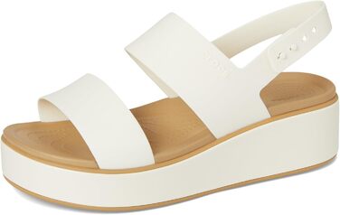 Crocs Brooklyn Wedge Sandal жіночі босоніжки на танкетці 39 EU бежеві