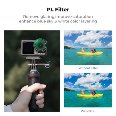 Фільтри нейтральної щільності K&F Concept ND8/16/32/64 для DJI Osmo Action 4/5 PRO - комплект