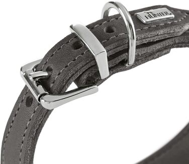 Нашийник для собак HUNTER Malta, Маджента, з м'якої повном'якої шкіри, ручної роботи, Made in Germany, розмір 37