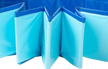 Складаний собачий басейн з неслизьким дном та зливним клапаном, 80 x 20 см