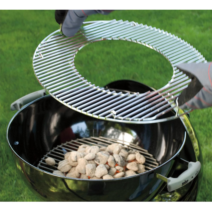 Решітка для гриля Weber Gourmet BBQ System 57 см, сталь, GBS, срібна (8835)
