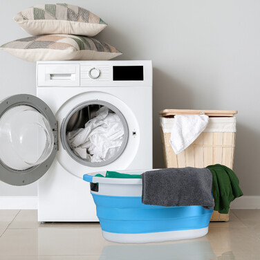 Relaxdays Foldable Laundry Basket, 36 Liters