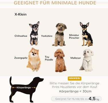 PawHut Софа для собак і котів, лежанка для тварин, диван для домашніх улюбленців